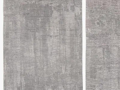 LASYA HAND-KNOTTED SILK and WOOL RUG G 3D model