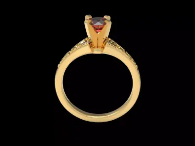 Light Weight Wedding Ring 001 3D print model