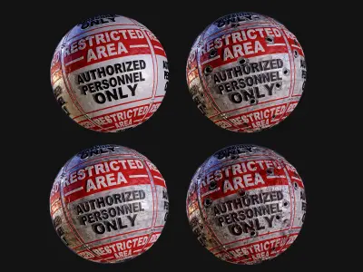 20 Signage Seamless PBR Textures Pack Texture