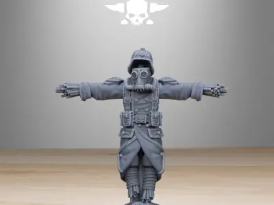 GrimGuard Scarecrow 3D print model