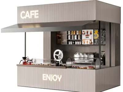 CAFE BAR NO34 A 3D model