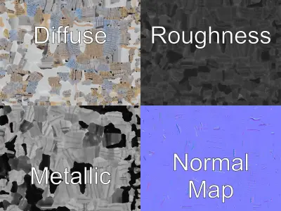 Reflective Neon Skyscraper model pack Low-poly 3D model