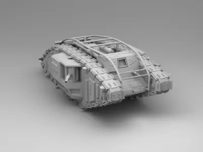 Strong tank 3D print model