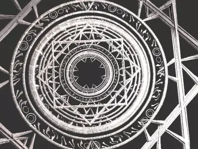 Babylonian Wall design 3 3D model