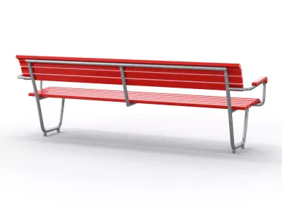 LandiRL park bench 3D model