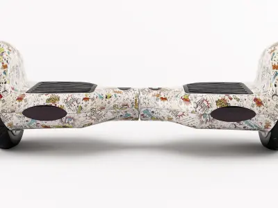 Self Balancing Electric Scooter 3D model