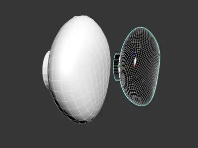 TOM DIXON MELT LED SURFACE LIGHT Low and Highpoly 3d print 3D print model