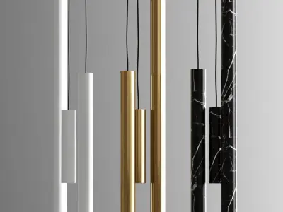 A-tube Pendant Light 3D model