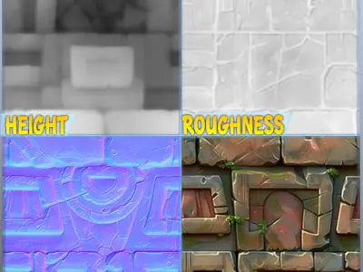 Stylized Wall Seamless Texture Texture buy