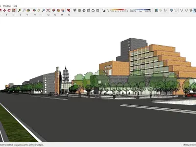 Sketchup Shopping Center G8 3D model