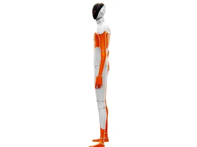 TESLA ROBOT V-2   RIGGED 3D model