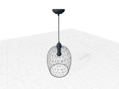Roy Light Single Geometric Pendant 3D model
