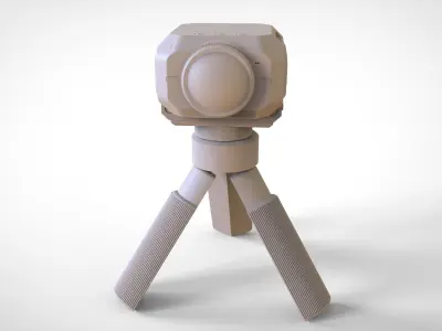 Sports camera 3D model