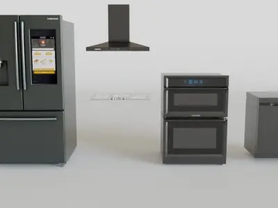 Samsung smart kitchen pack 3D model