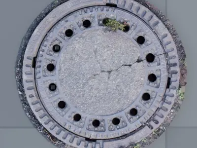 Manhole Photoscan 3D model