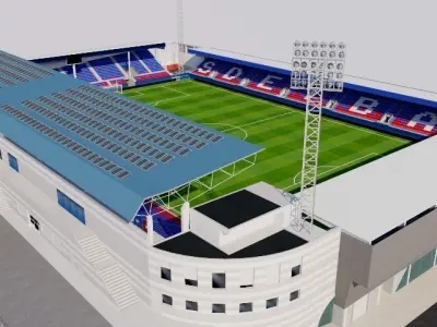 Ipurua Estadio - Eibar 3D model