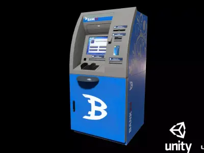 ATM Bank 24 Low-poly 3D model