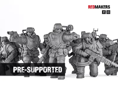 Special Forces - Elite squad of the Imperial Force 3D print model