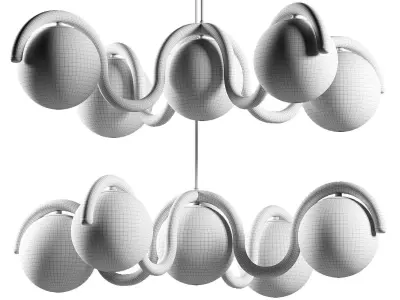 Astraeus Clarke Lenox Pendant Lamp 3D model