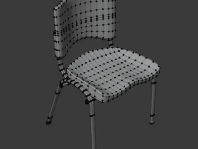 Chair plastic Free 3D model