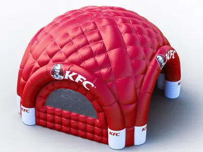  inflatable tent  air blow tent Blow-up tent 3D model