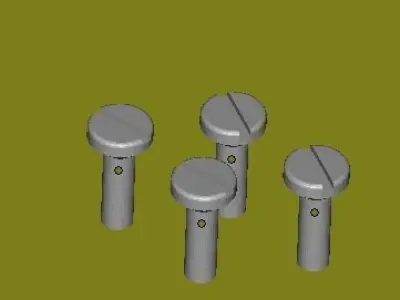 110418 R for man with bolts 3D print model 3D print model