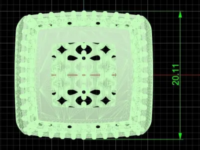 Jewelry ring 357 3D print model