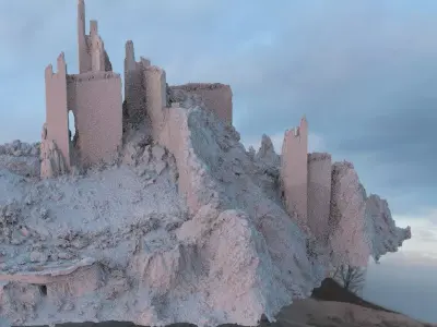 Spanish Fortification in the desert 3D model