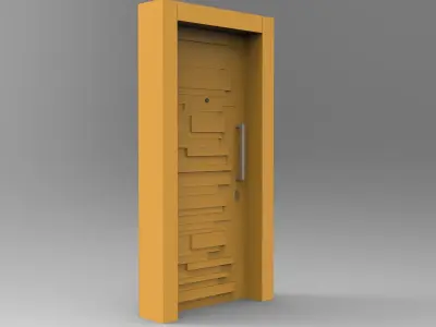 Sapa Door Low-poly 3D model