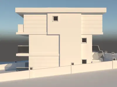 Modern Summer House  3D model