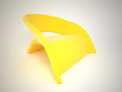 09 YELLER CHAIR 3D model