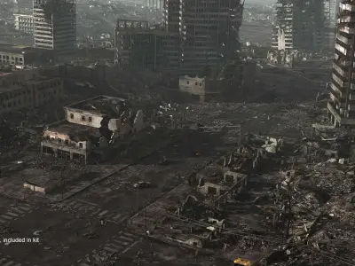  The FALL kit - destroyed city 