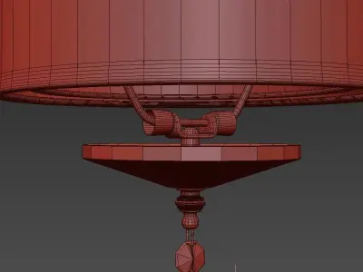 Chandelier Rufina E 1 3 P1 W  3D model