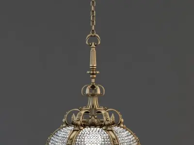 Palace Hotel chandelier 3D model