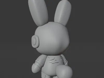 BunniVolt Scif fi Low-poly 3D model