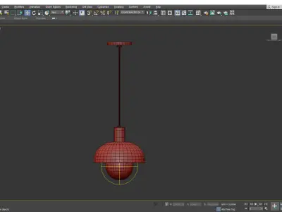  Kyla Pendant Light Low-poly 3D model