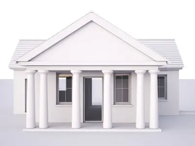 British House Park Farm 3D model