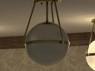 Modern Light 01 Free low-poly 3D model