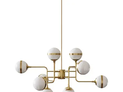 Pendant lamp Starkey 12 lights 3D model