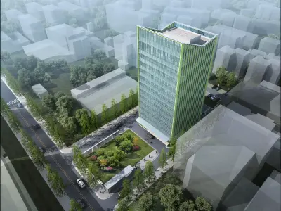 3Dmax fashion city commercial square building 433 3D model