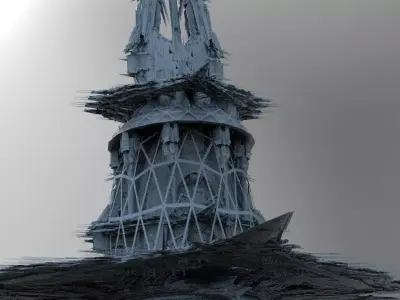 Scorpion Spector tower 3D model