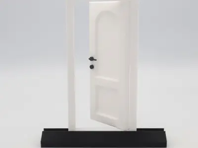 Functional Door style 1  3D print model