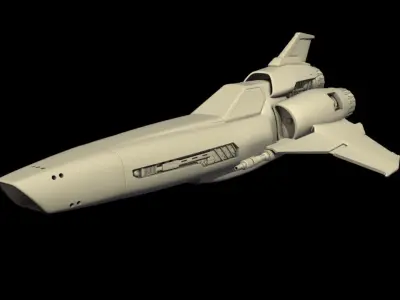 SCI-FI Starfighter Viper Mk2  3D model