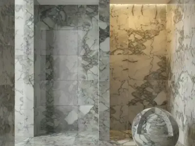 Marble wall 146 3D model