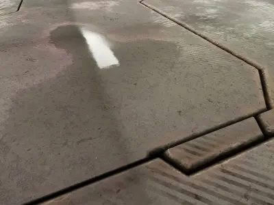 Sci fi - cyberpunk flooring - PBR  Texture