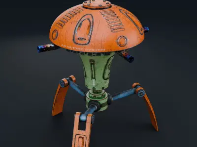 Robot perimetr defender 3D model