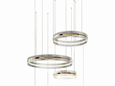 Baroncelli Saturno Chandelier 3D model