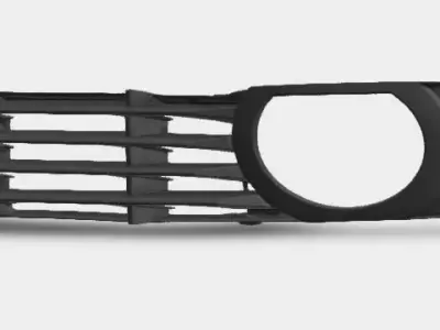 Audi A8 D3 Front Lower Bumper Grille Fog Light Lamp 2003-2005 3D print model