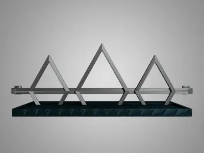 Sci-fi Wall Sconce 3D model