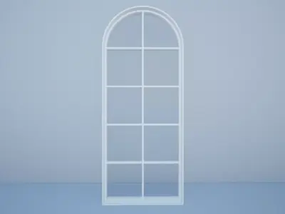 Arched Window 3D model